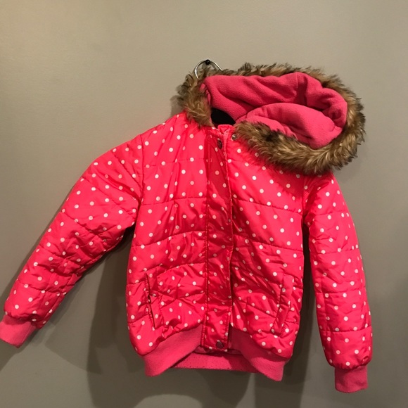 Pink Gymboree puffer coat - Picture 1 of 2